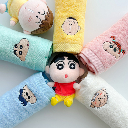 짱구는못말려 베이비 뱀부 세면타월 5P 선물세트 #3