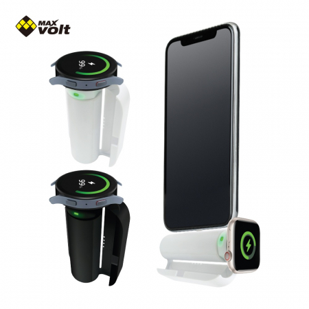 맥스볼트 B1 스마트워치 무선충전 겸용 도킹형 보조배터리 4500mAh #4