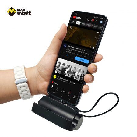 맥스볼트 B1 스마트워치 무선충전 겸용 도킹형 보조배터리 4500mAh #6